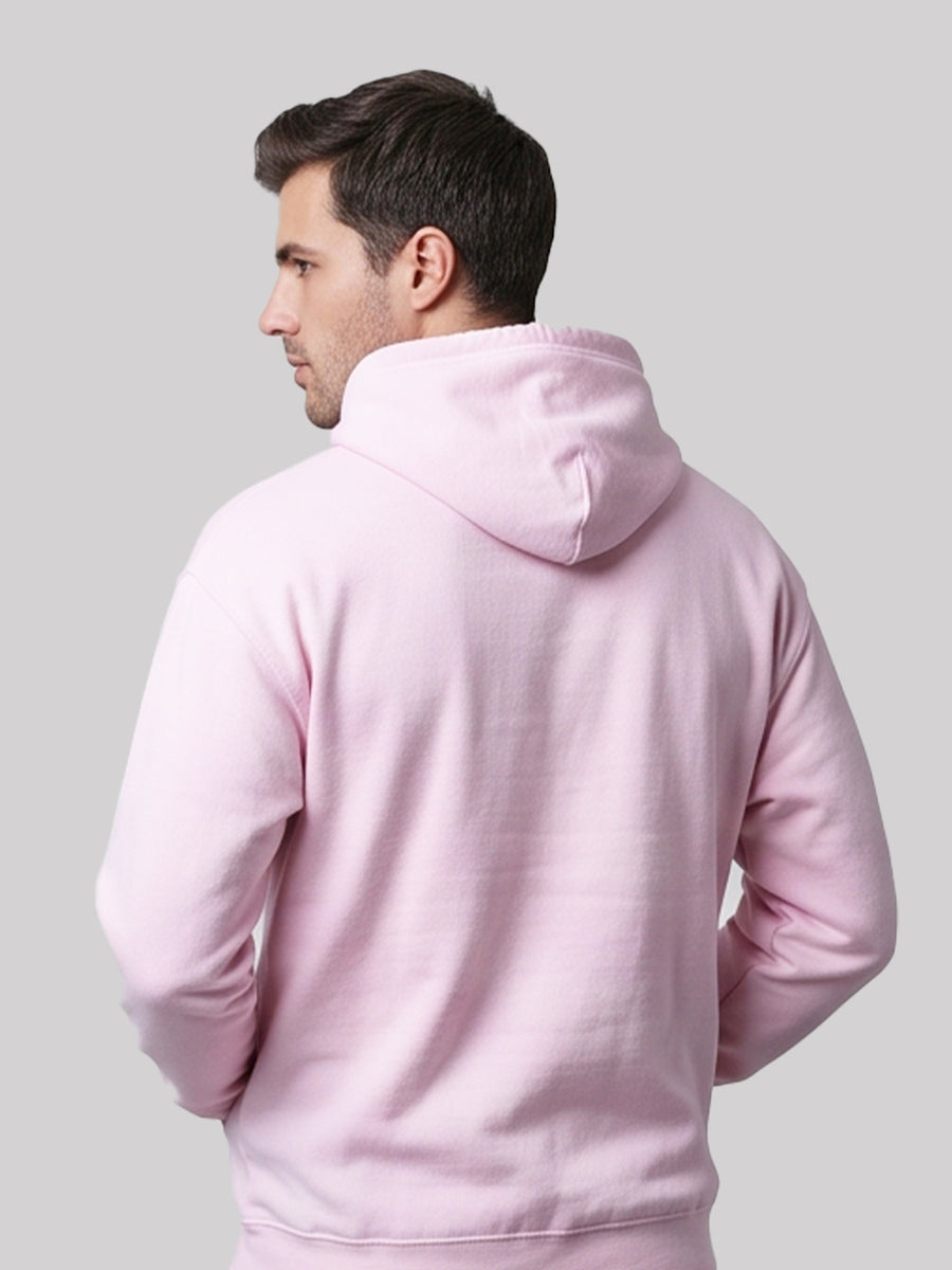 Light Pink Fleece Hoodie | Unisex Pullover