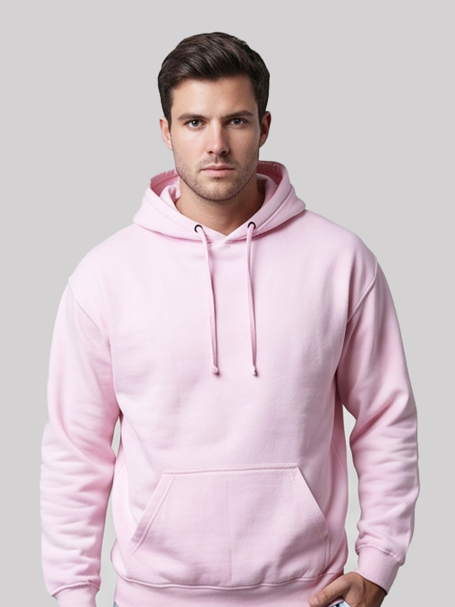 Light Pink Fleece Hoodie | Unisex Pullover