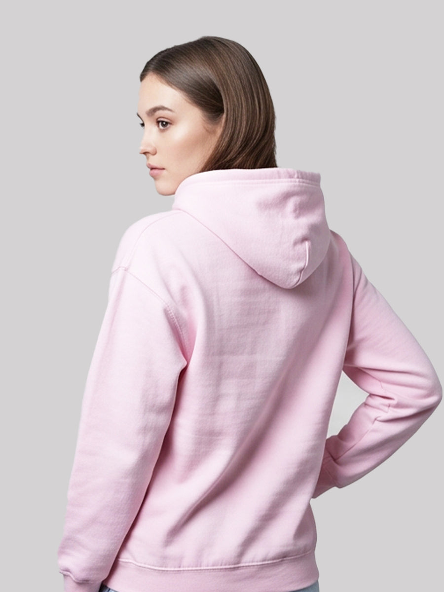 Light Pink Fleece Hoodie | Unisex Pullover